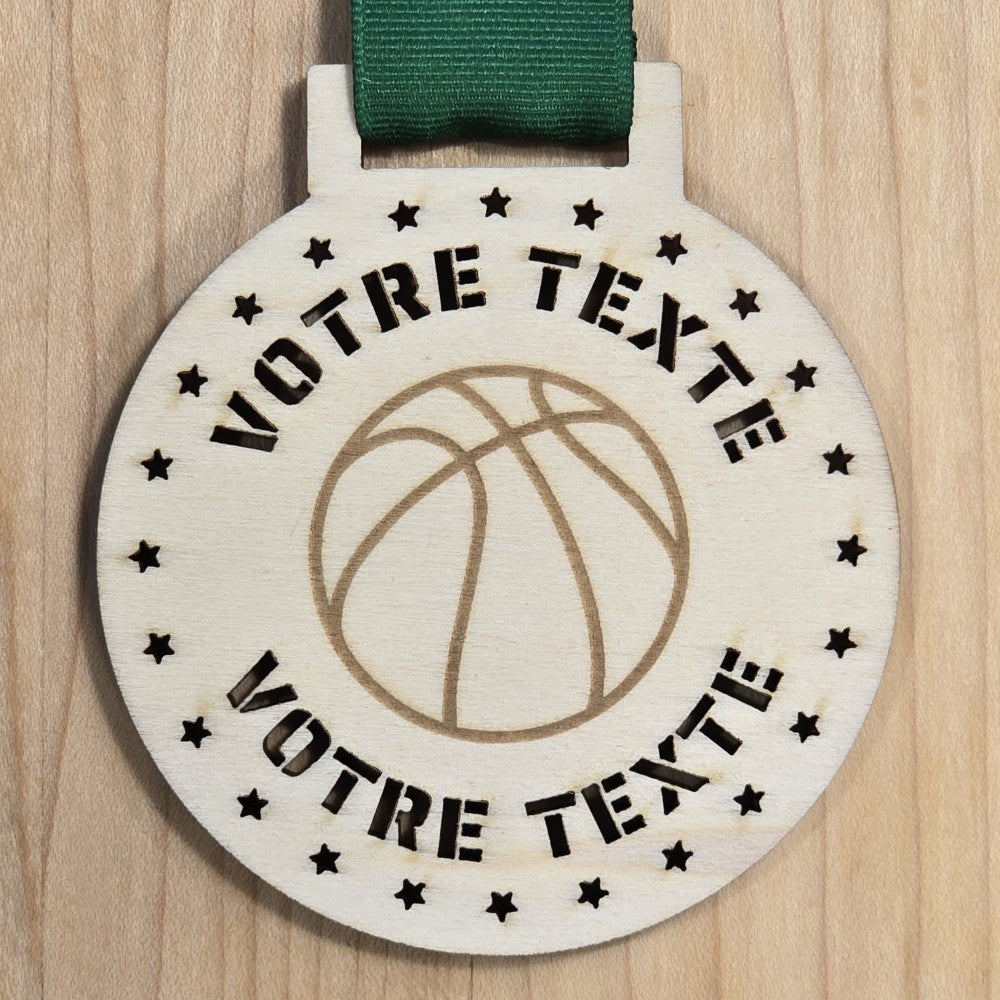 Médailles de basketball personnalisées – 3 styles uniques et 4 options de couleur de ruban