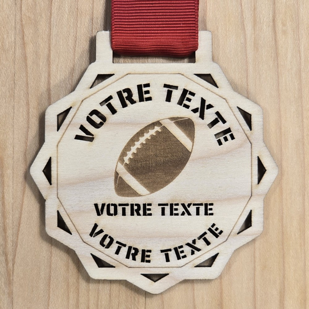 Médailles de football personnalisées – 3 styles uniques et 4 options de couleur de ruban