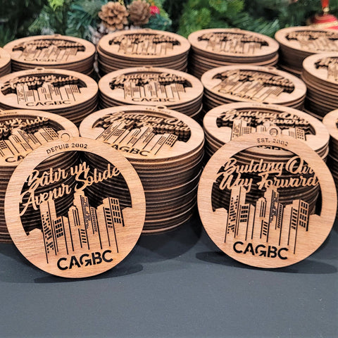Ornaments with YOUR Logo for Businesses, Sports Teams, and Communities