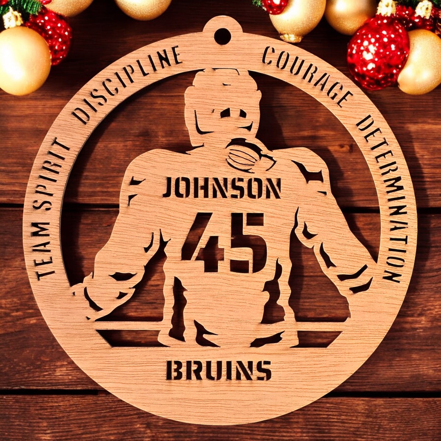 Ornements joueur de Hockey