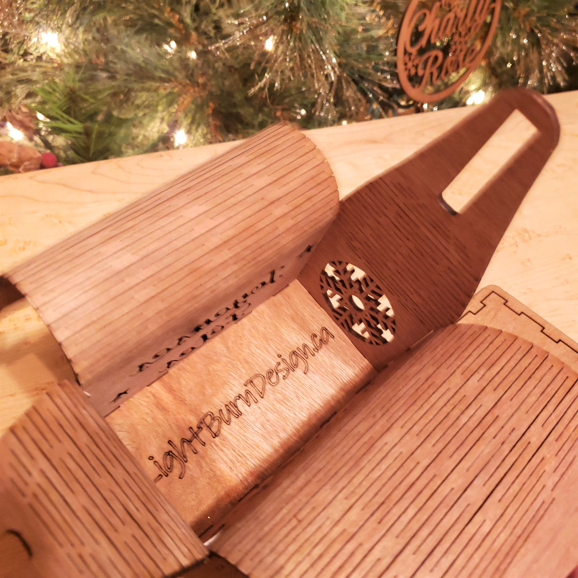 Christmas Wooden Bags
